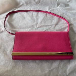 Michael Kors Fuchsia Pink Clutch Purse